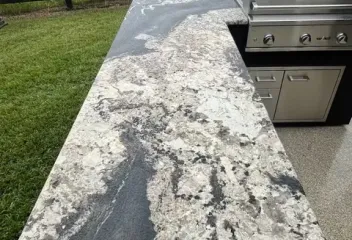 outdoor kitchen