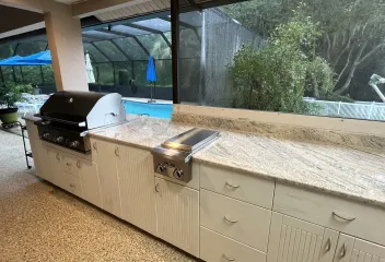 outdoor kitchen