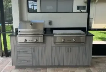 outdoor kitchen