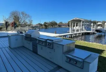 outdoor kitchen