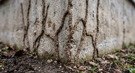 termite mud tubes