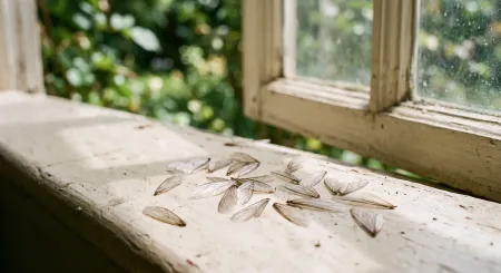 discarded termite wings