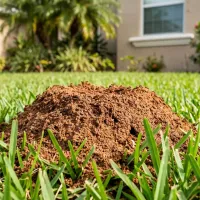 ant mound in middle florida yard